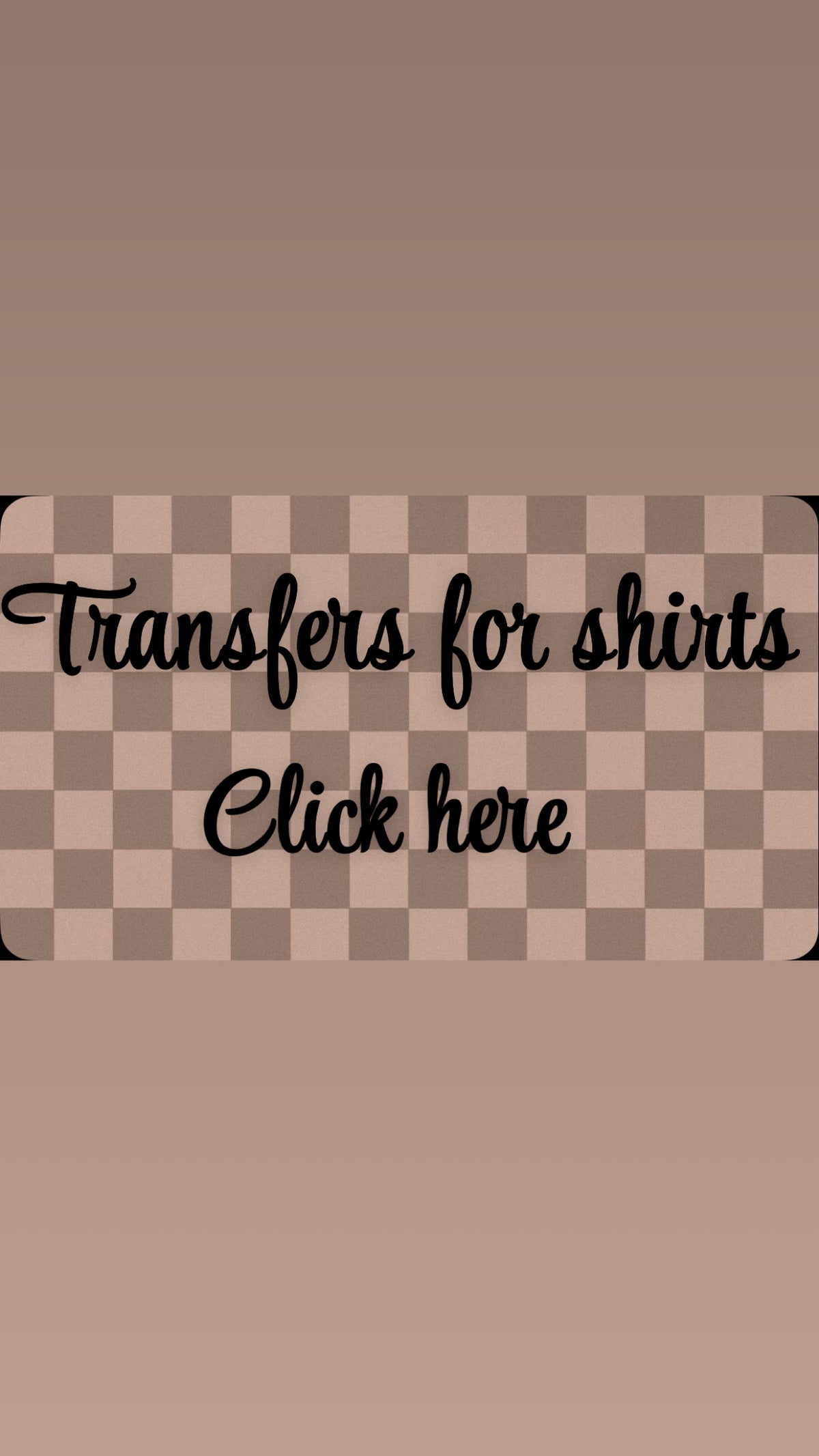 Transfers for shirts
