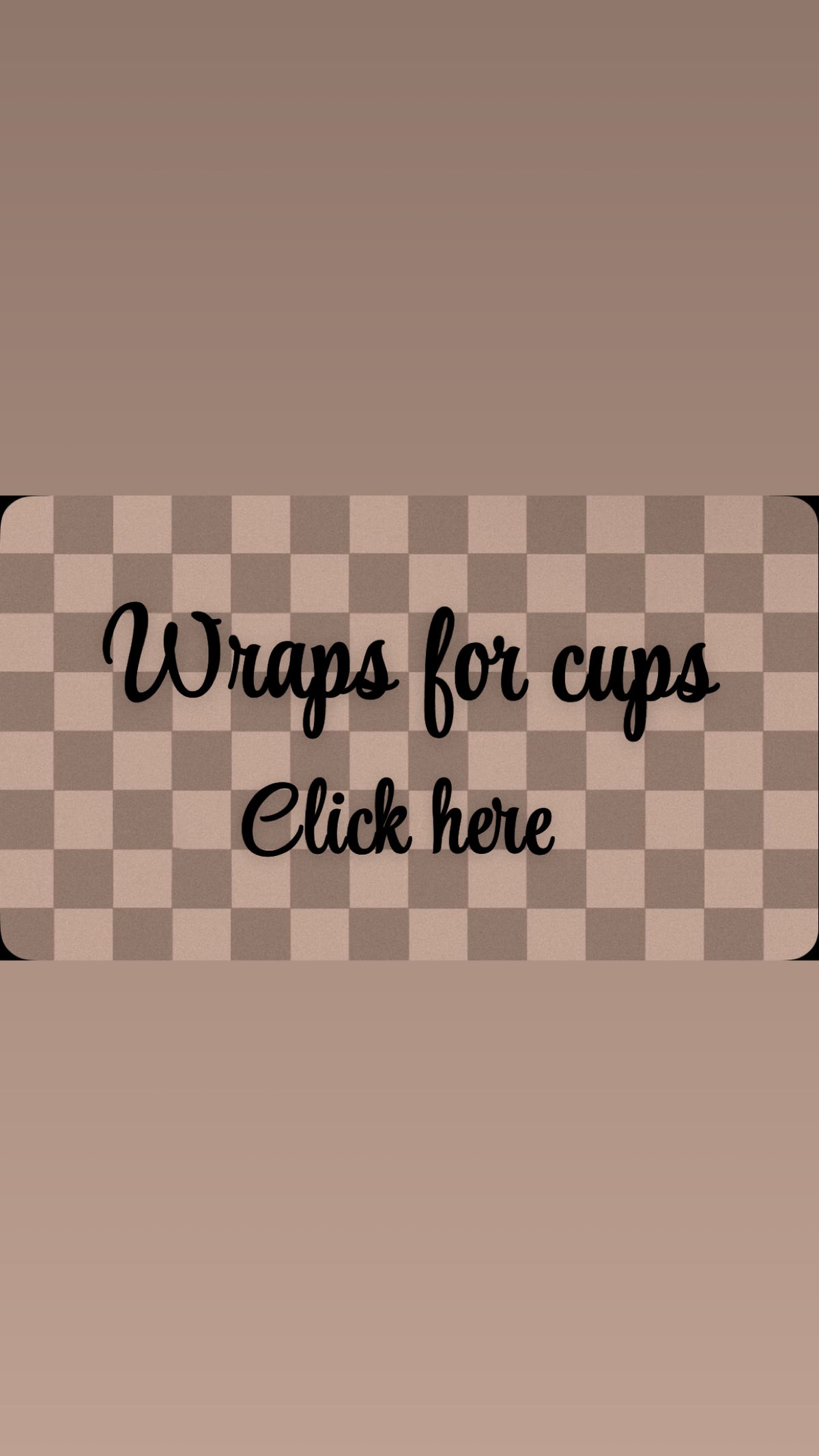 Wraps for cups