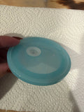 Light blue cup lid