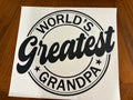 World’s greatest grandpa transfer