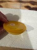 Yellow cup lid