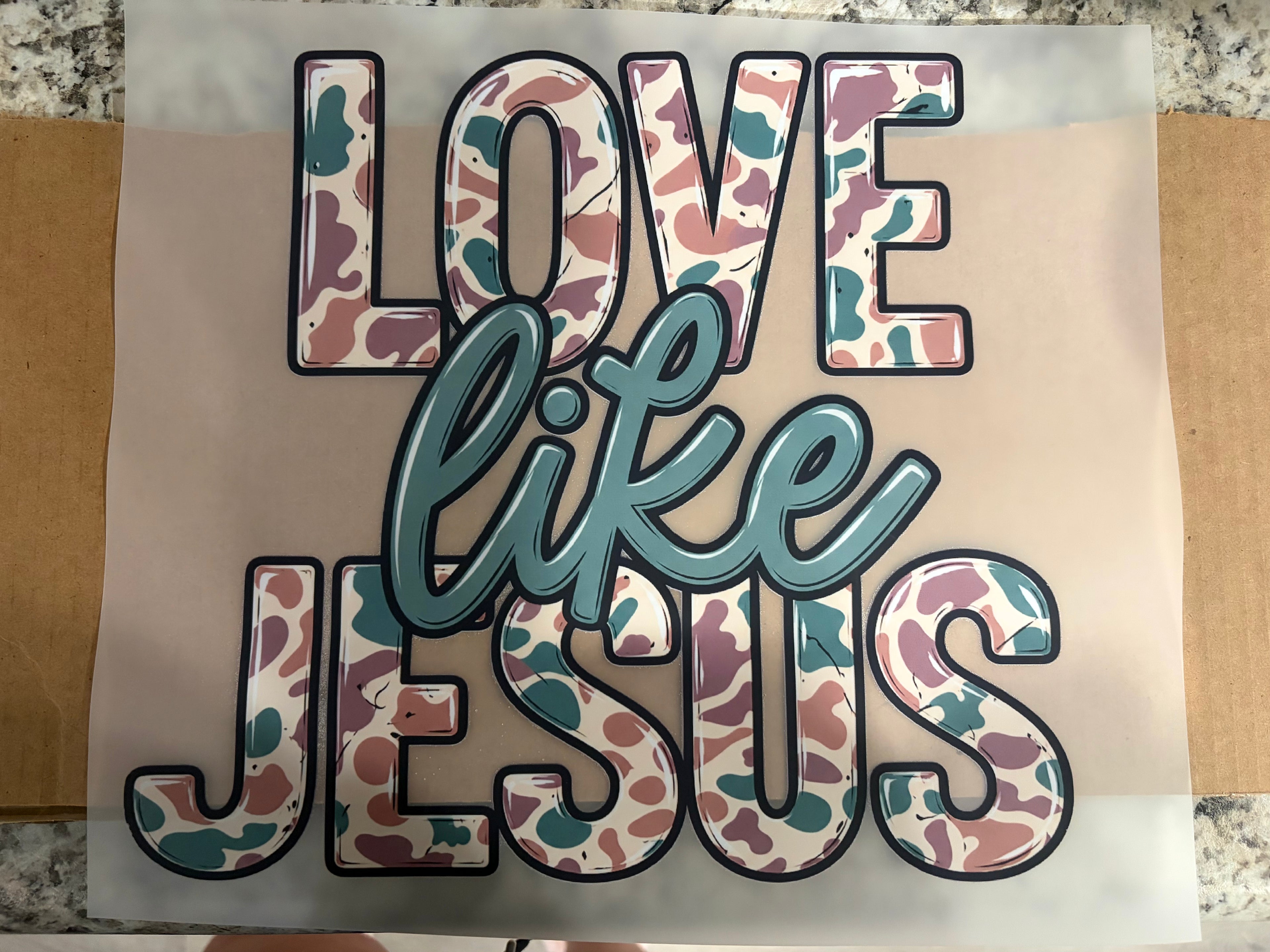 Love like Jesus transfer